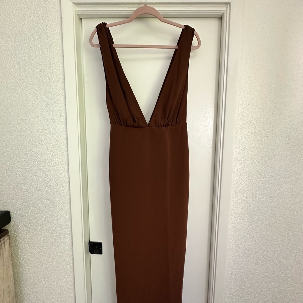 VELDA Dress CHOCOLATE
